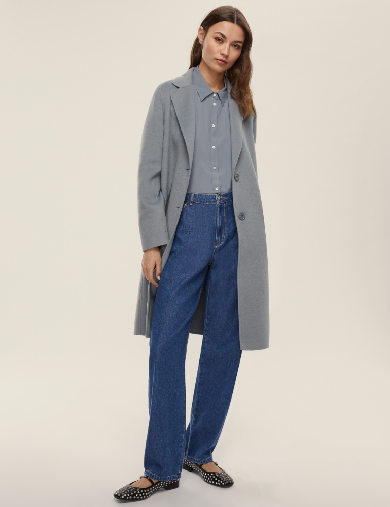 Cappotto monopetto in double - Emme - 2