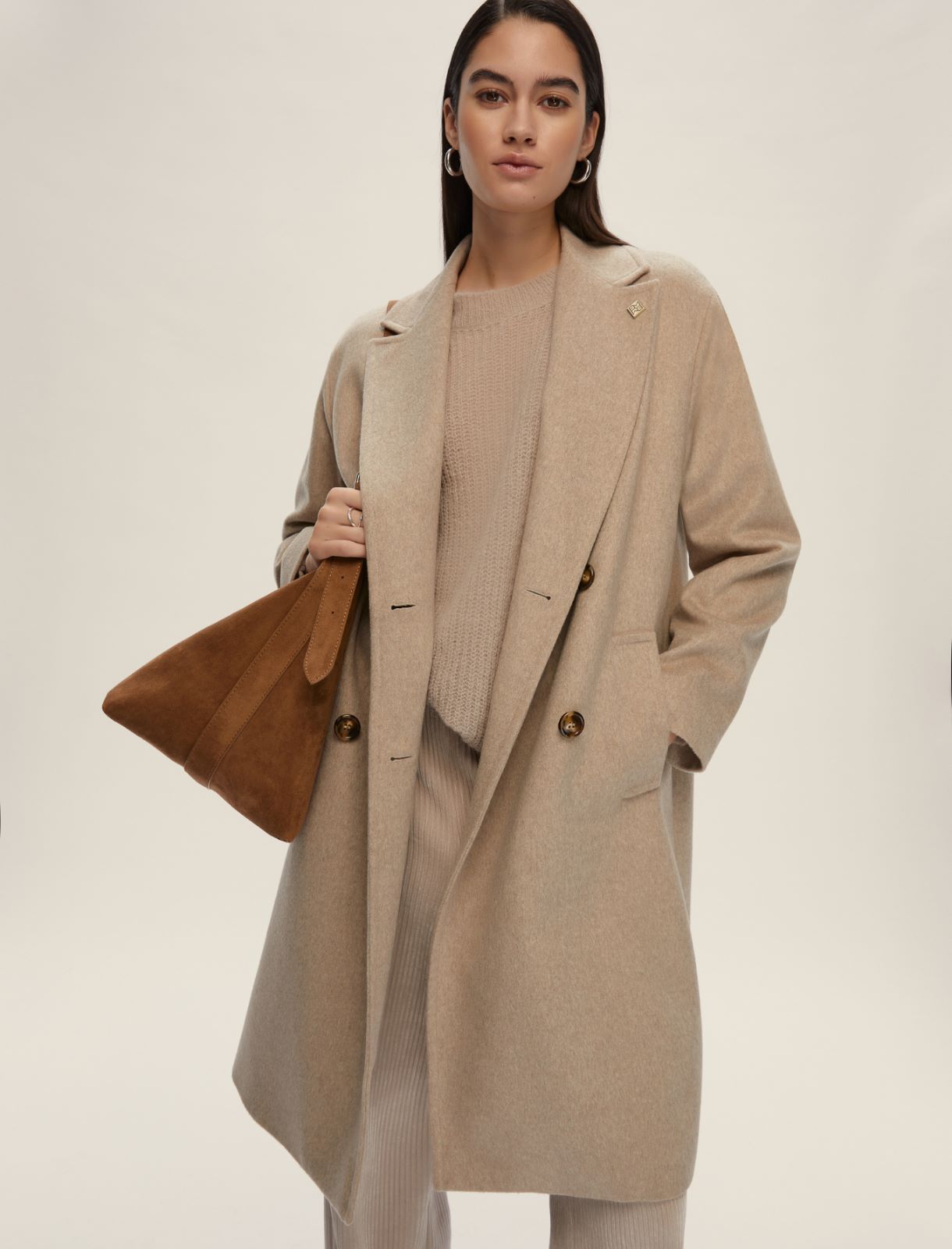 Cappotto doppiopetto - BIANCO SPORCO - Emme - 3