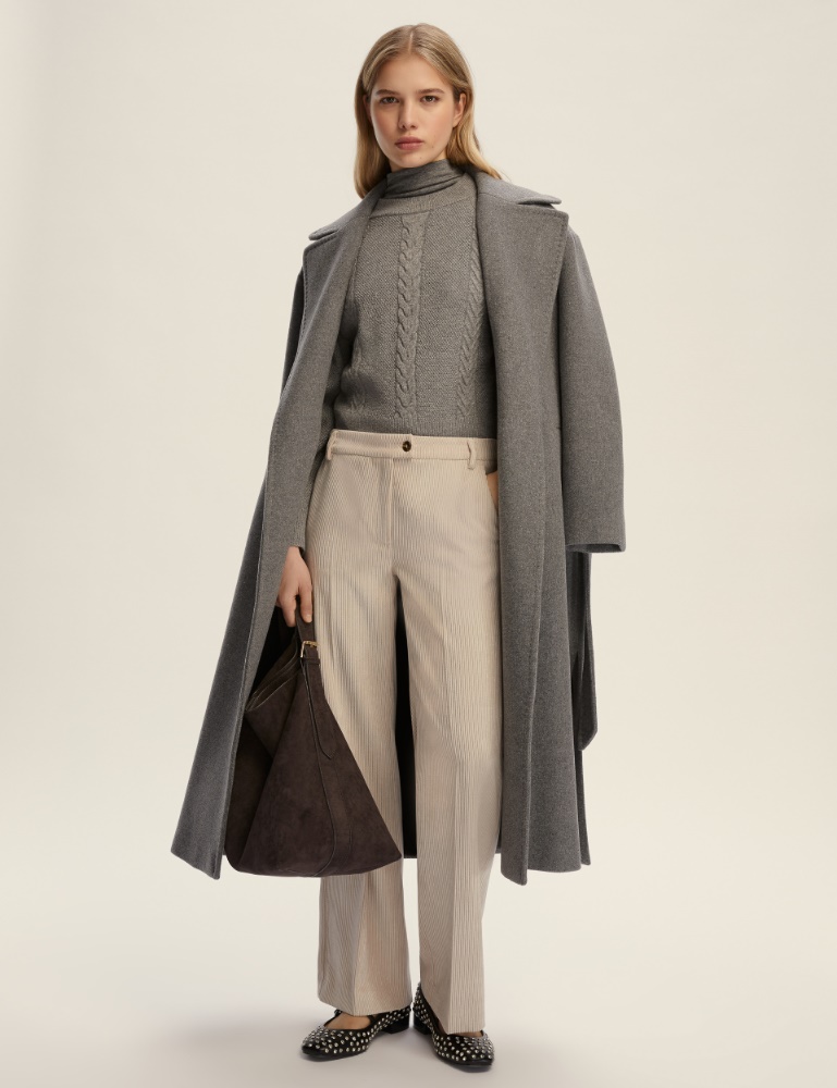 Cappotto in panno doppio - LONTRA