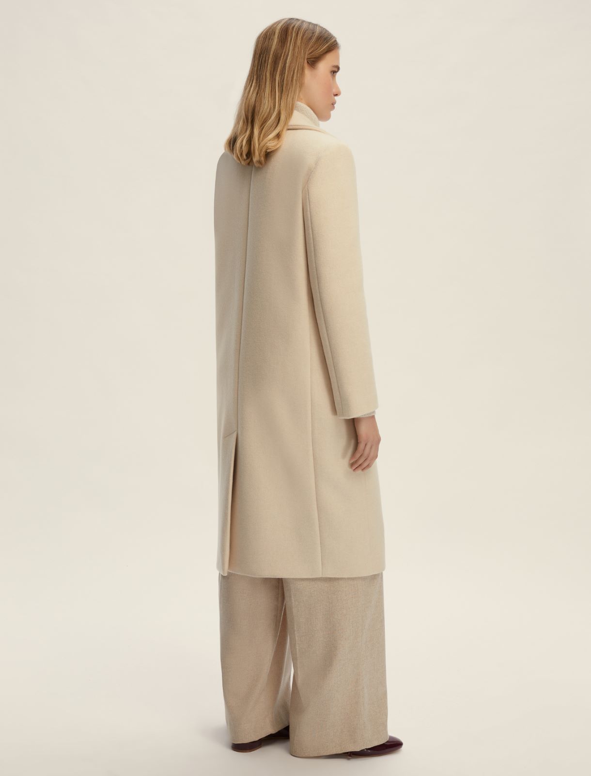 Cappotto semi aderente - BIANCO LANA - Emme - 2
