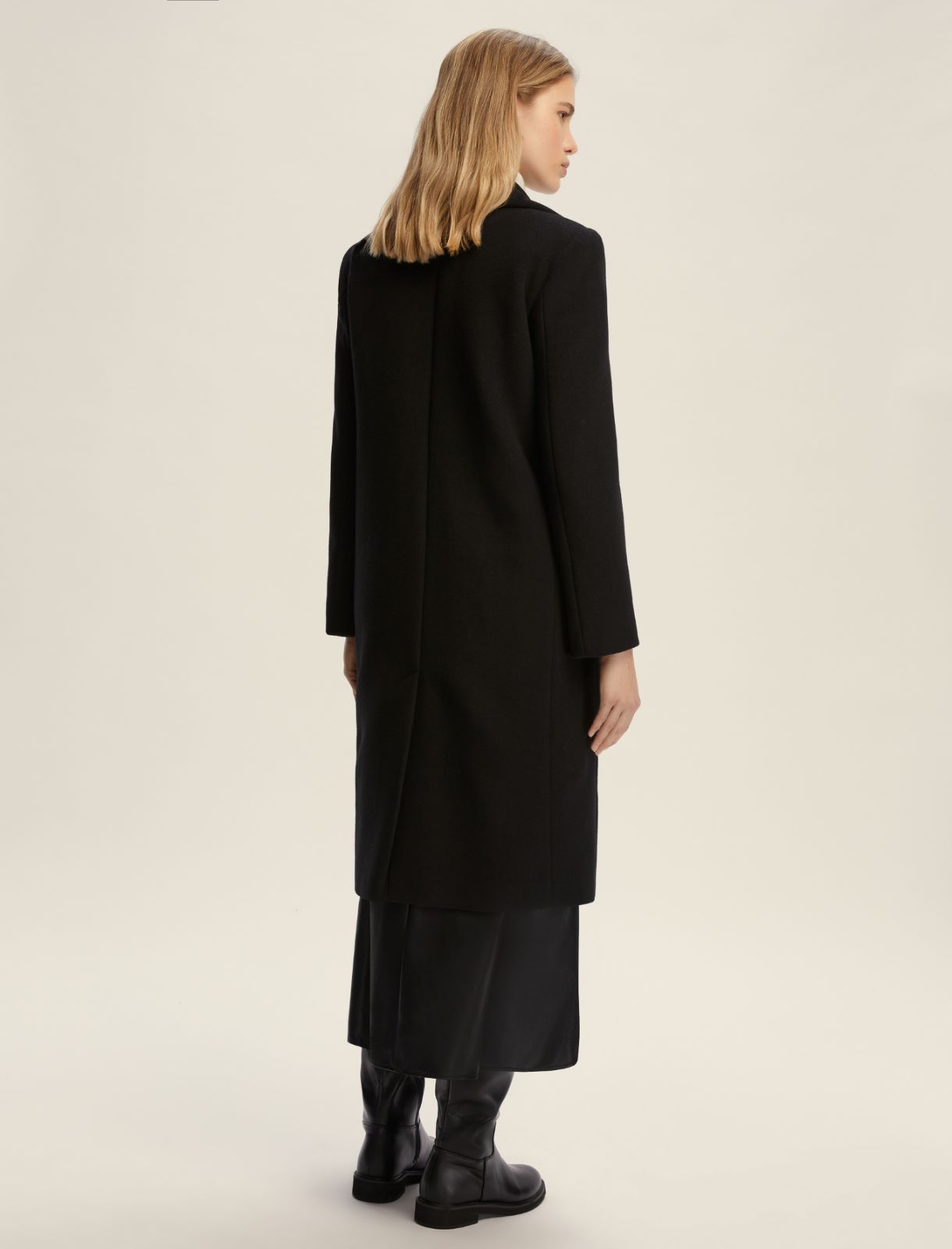 Cappotto semi aderente - NERO - Emme - 2