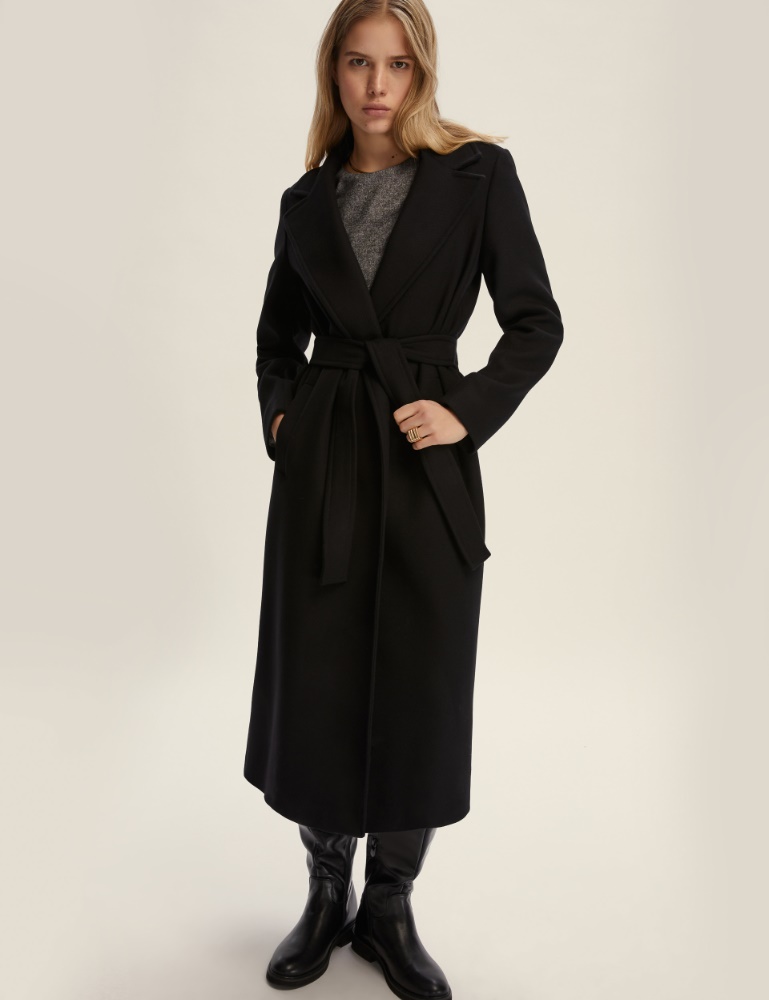 Cappotto in panno doppio diagonale - Emme