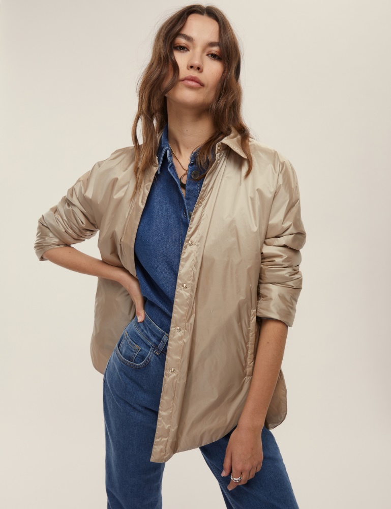 Giacca camicia in tessuto tecnico - Emme