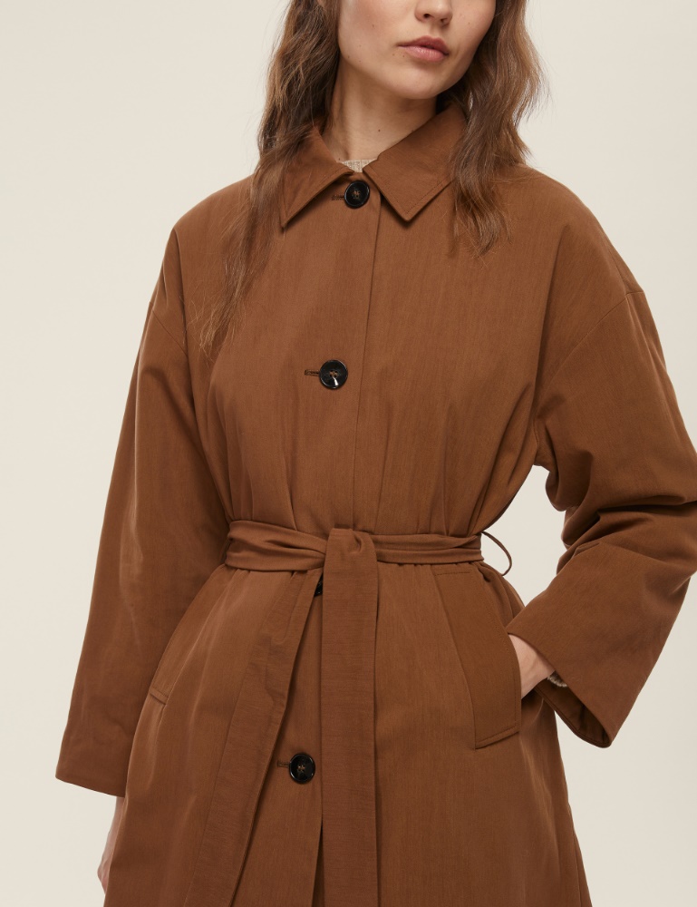 Impermeabile in gabardina antigoccia - Emme - 4