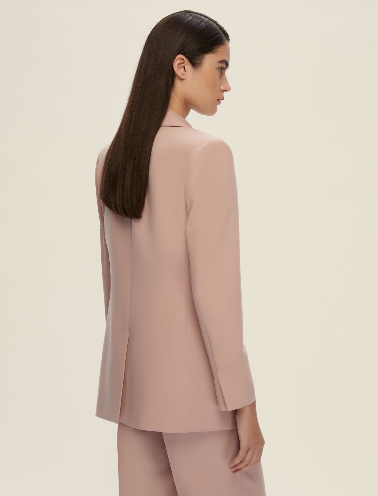 Blazer doppiopetto stretch - ROSA - Emme - 2