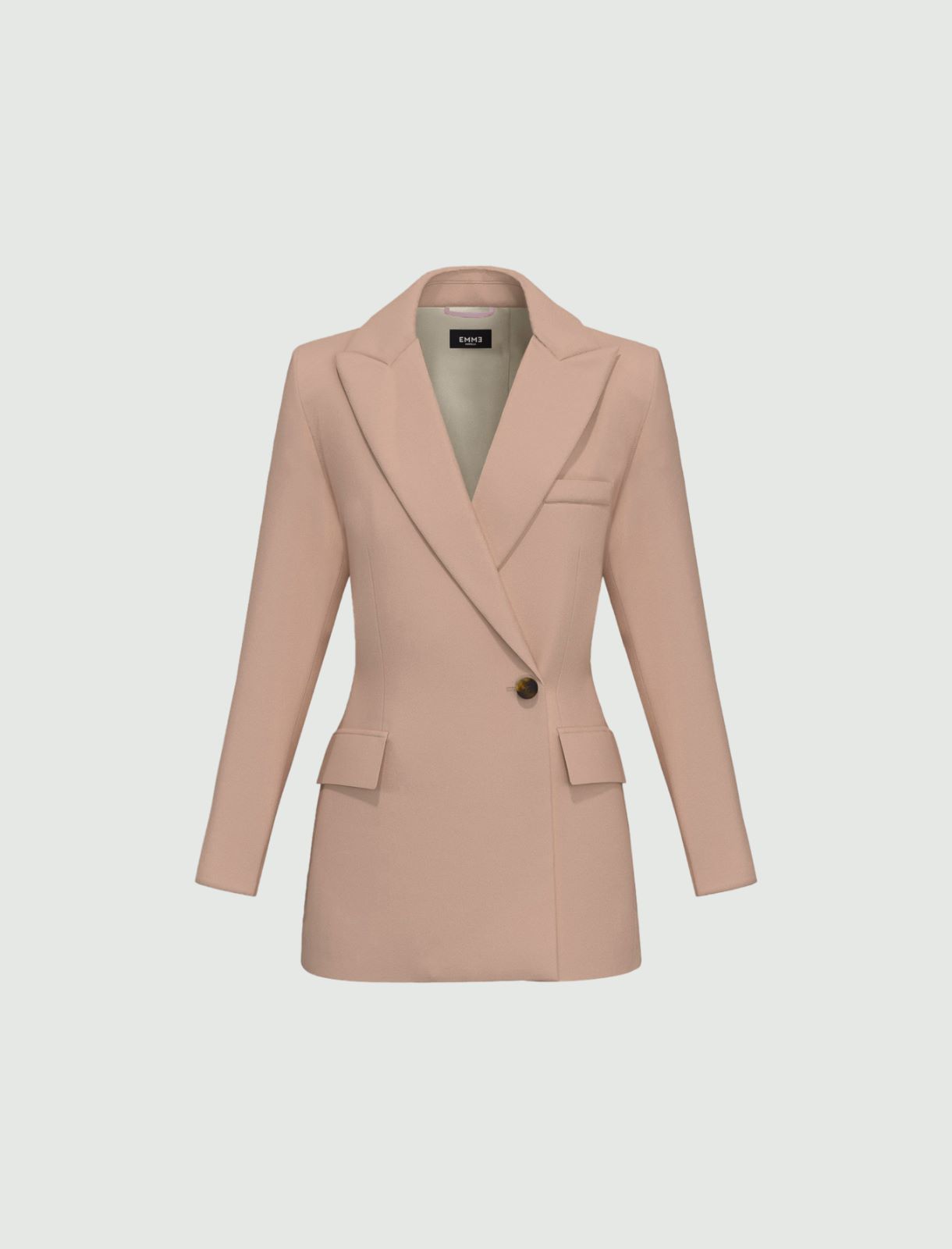 Blazer doppiopetto stretch - ROSA - Emme - 5