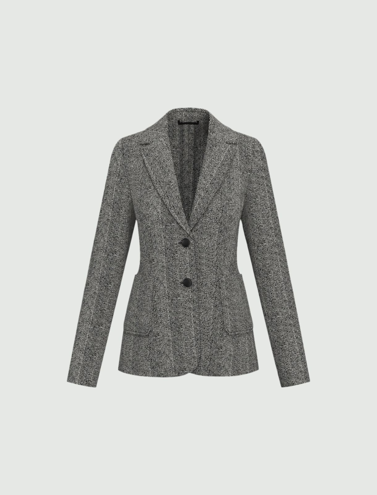 Giacca femminile in stuoia - NERO BIANCO - Emme - 5
