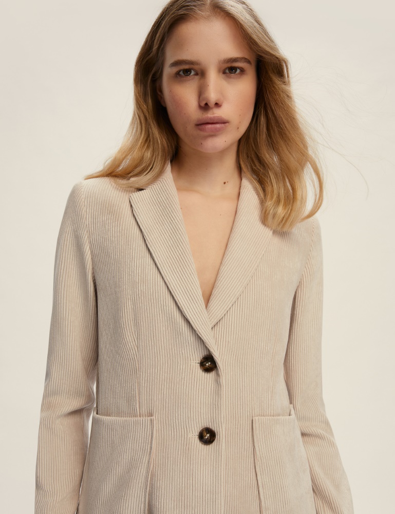 Blazer in velluto a coste - Emme - 4