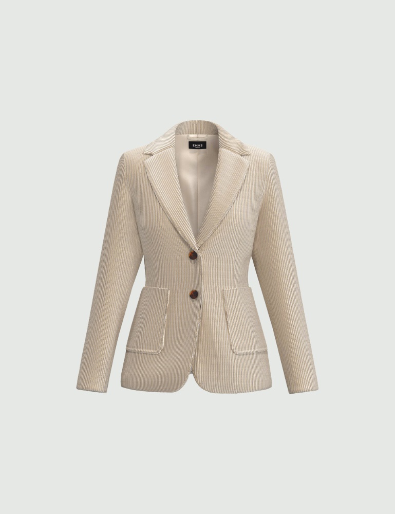 Blazer in velluto a coste - Emme - 5