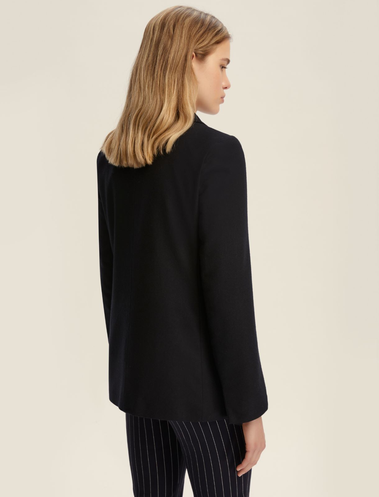 Flannel blazer - MIDNIGHTBLUE - Emme - 2