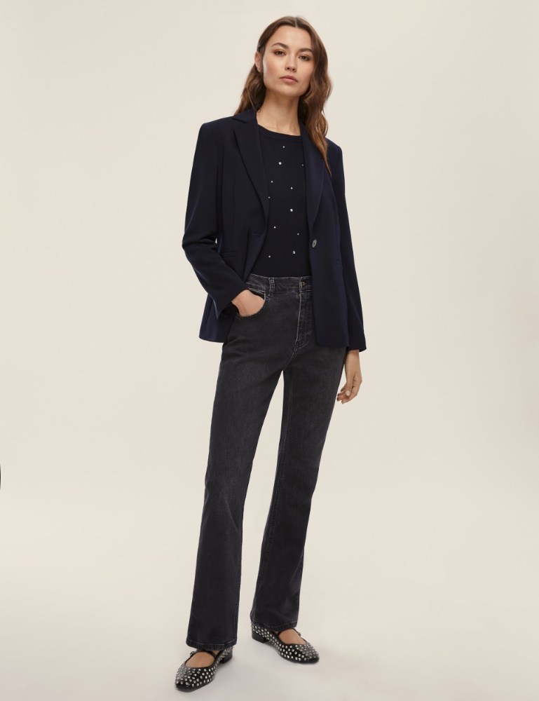 Blazer in tessuto stretch - Emme - 2