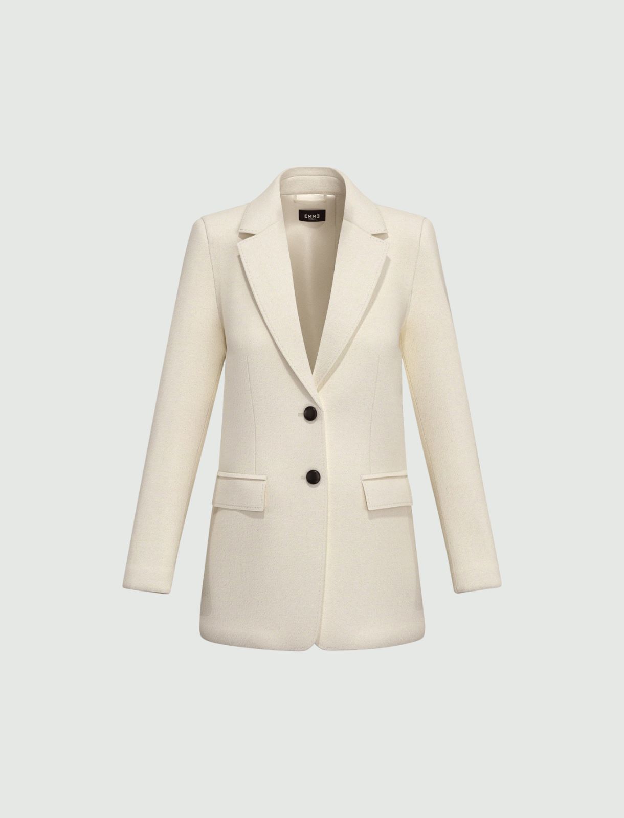 Giacca in flanella stretch - BIANCO LANA - Emme - 5