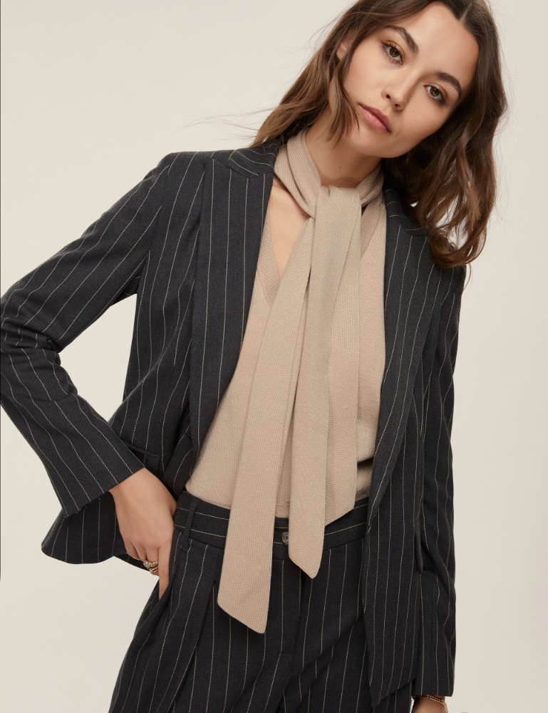 Giacca semi aderente in tessuto stretch - Emme