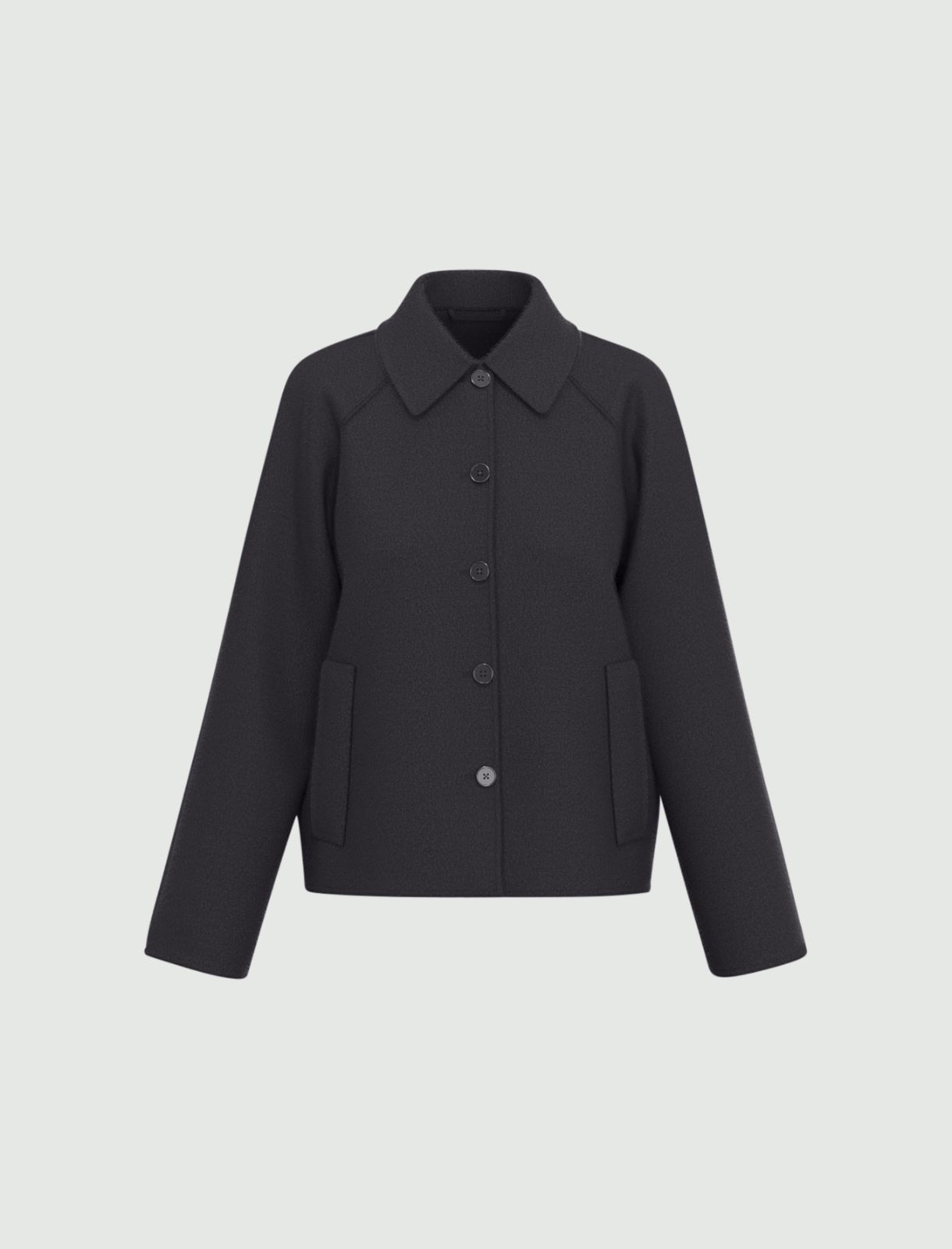 Giacca dritta in double - GRIGIO MELANGE - Emme - 5
