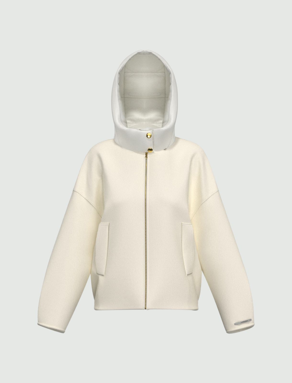 Giacca bomber con cappuccio - PANNA - Emme - 5