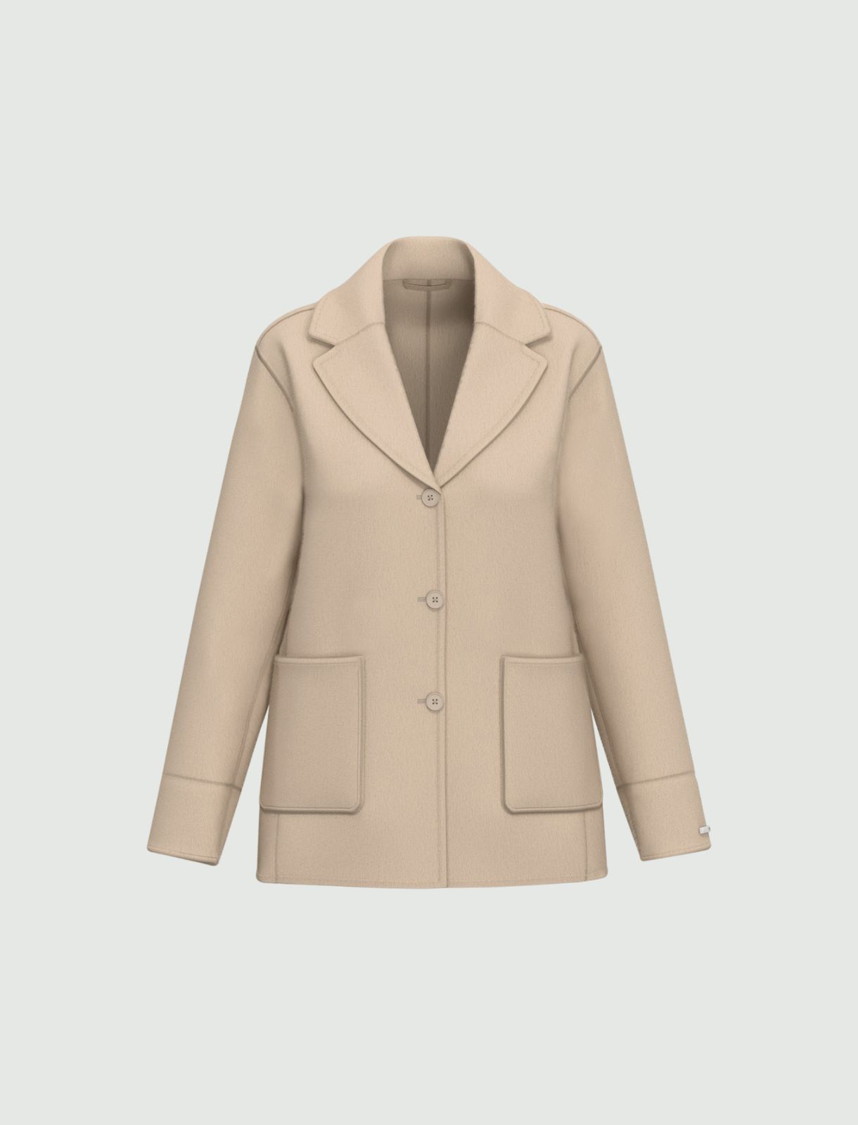 Giacca dritta in double - TORTORA - Emme - 5