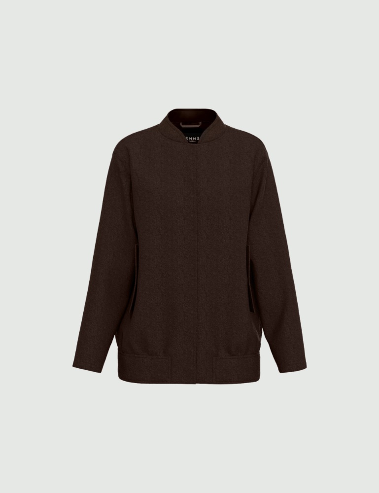 Cappotto bomber in misto lana - Emme - 5