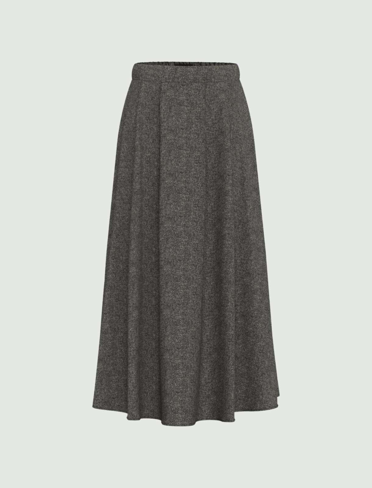 Flannel skirt - SLATE GREY - Emme - 5