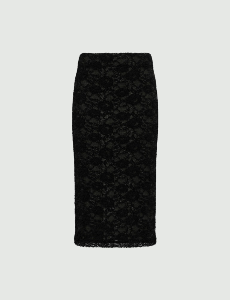 Stretch lace pencil skirt - Emme - 6