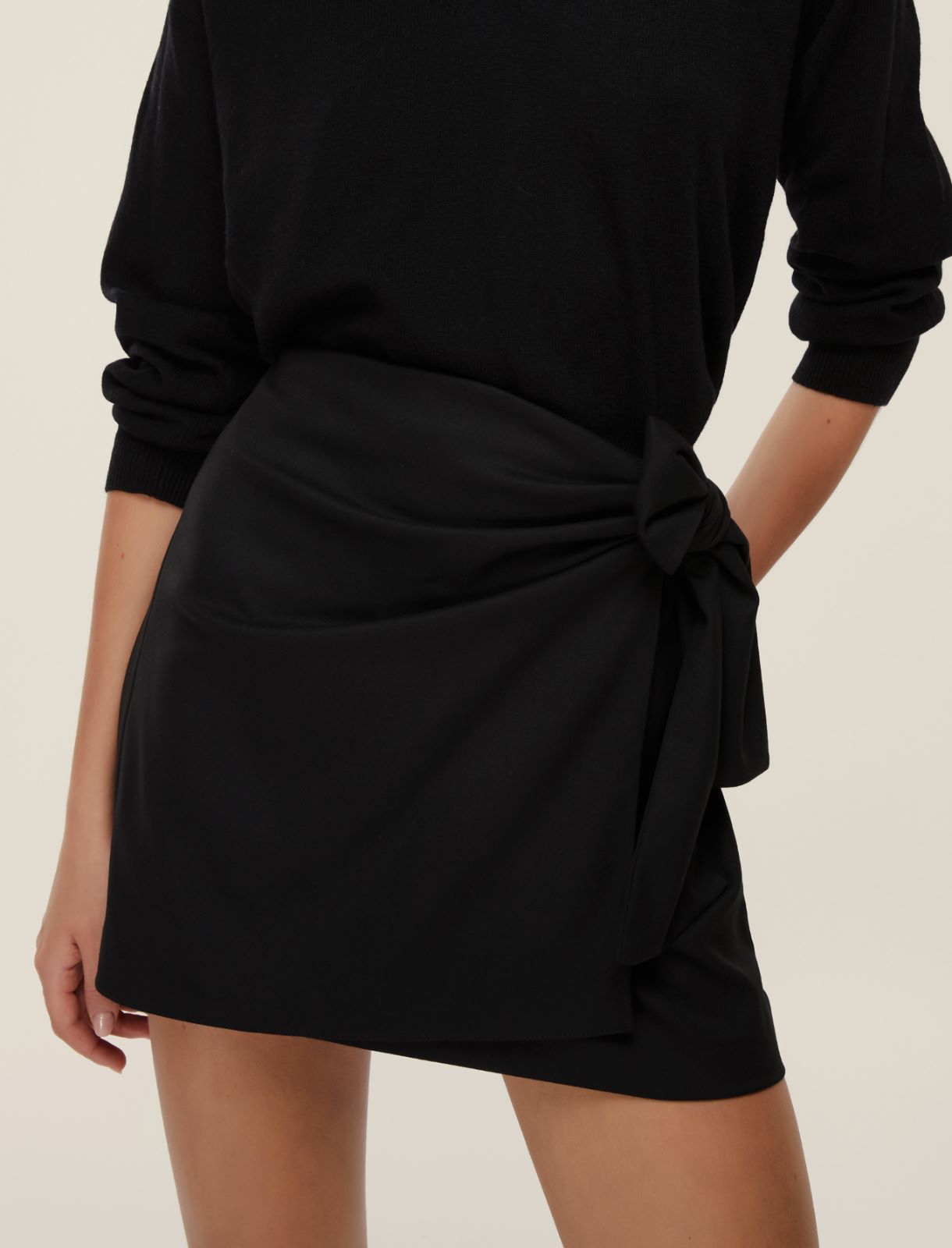 Gonna corta a portafoglio - NERO - Emme - 4