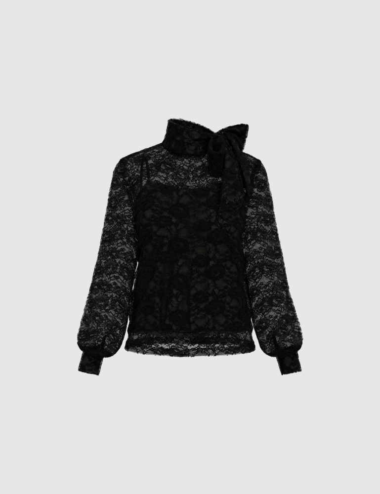 Stretch lace blouse - Emme - 6