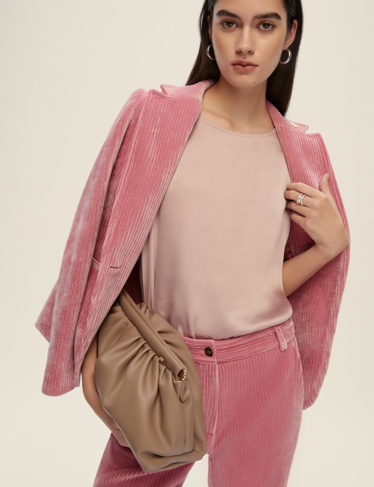 Hammered satin blouse - Emme