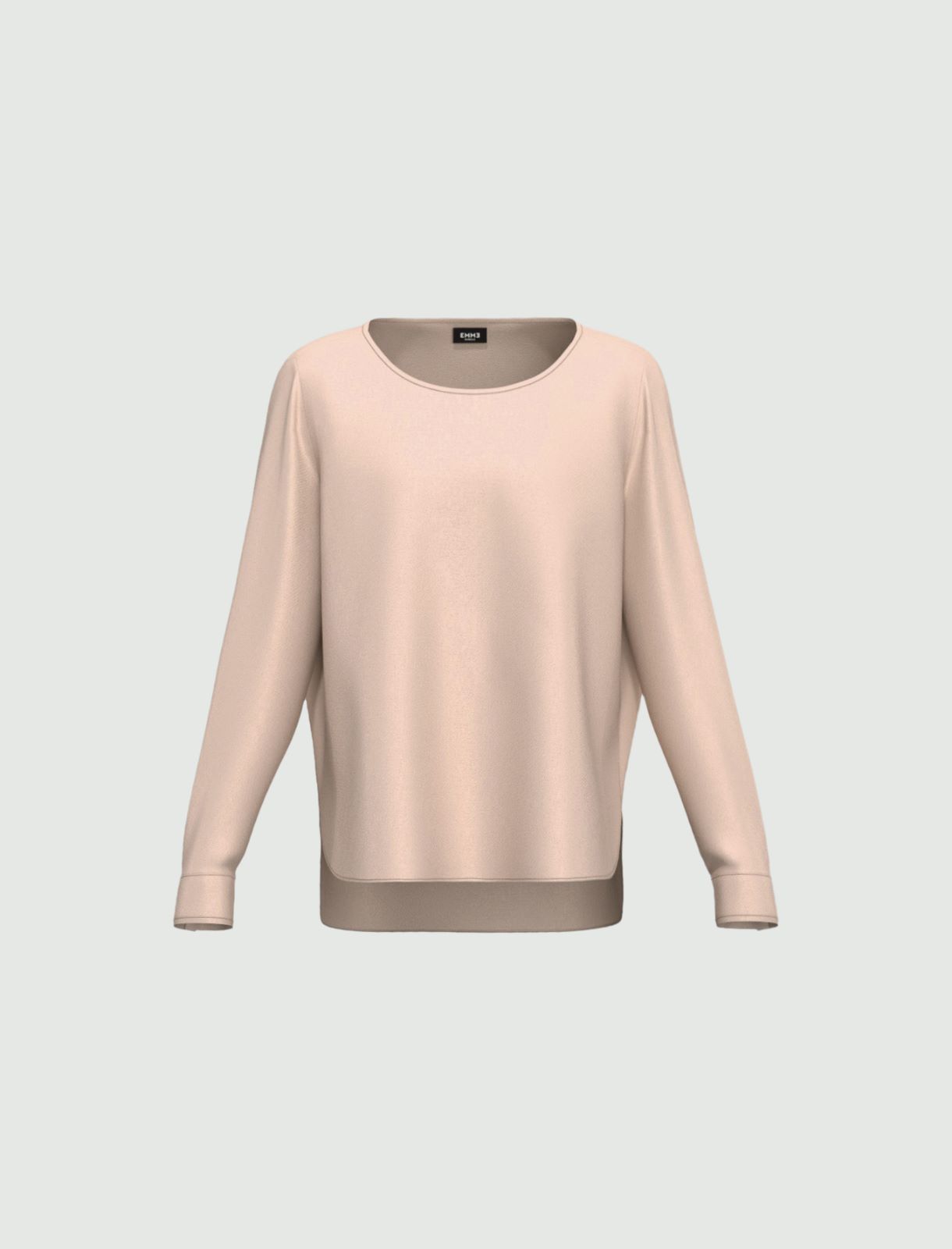 Hammered satin blouse - PINK - Emme - 5