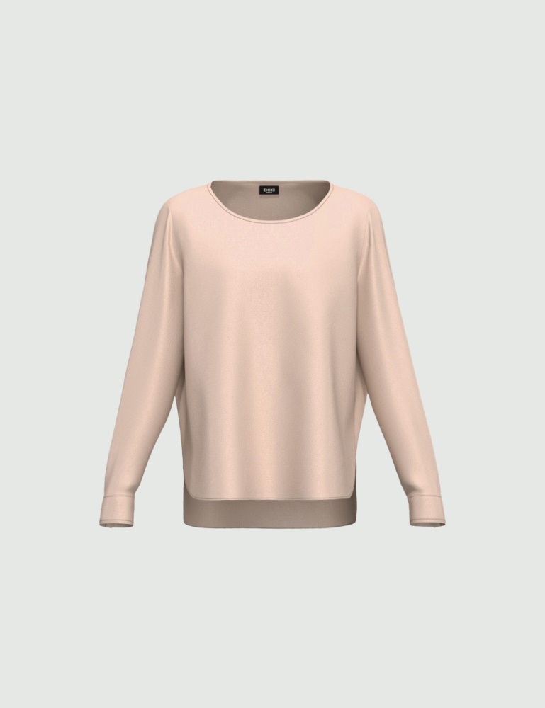 Hammered satin blouse - Emme - 5