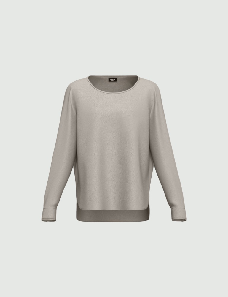 Hammered satin blouse - Emme - 5