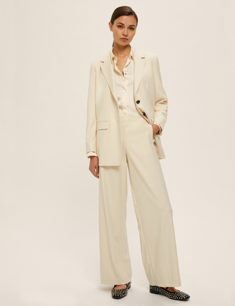 Rhinestone satin shirt - Emme - 2