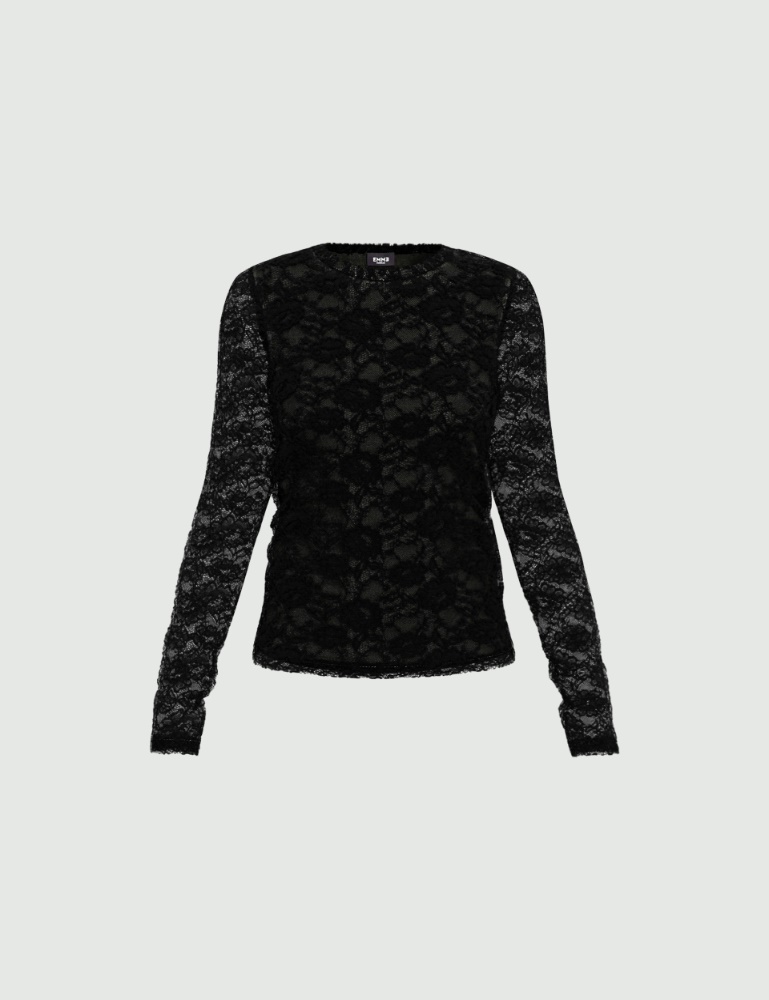 Stretch lace T-shirt - Emme - 6