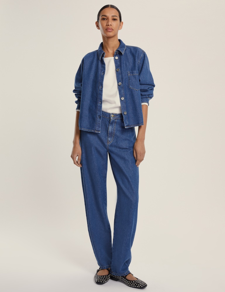 Stretch satin blouse - Emme - 2