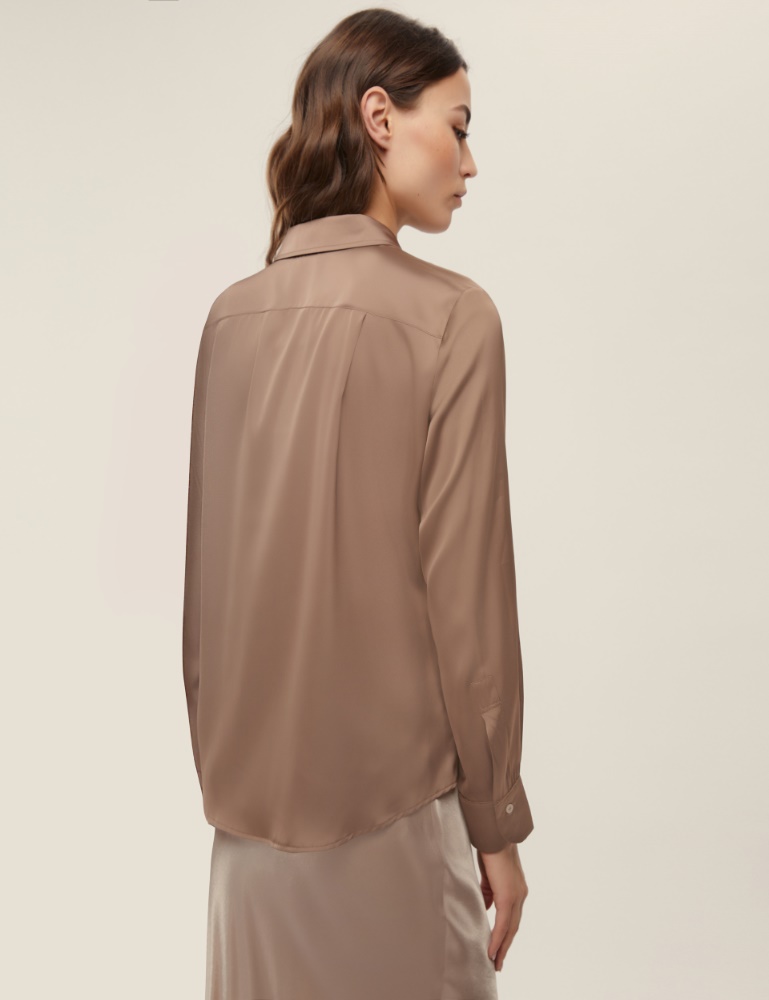 Lightweight satin shirt - Emme - 3