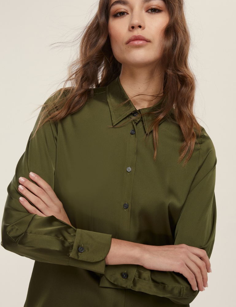 Lightweight satin shirt - Emme - 4
