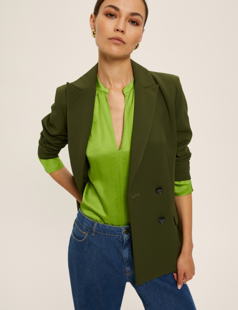 Viscose satin blouse - Emme