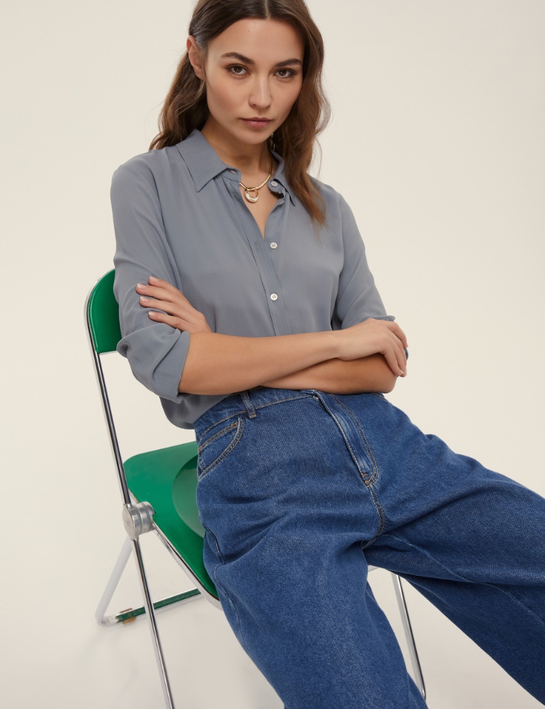 Silk-blend shirt - Emme