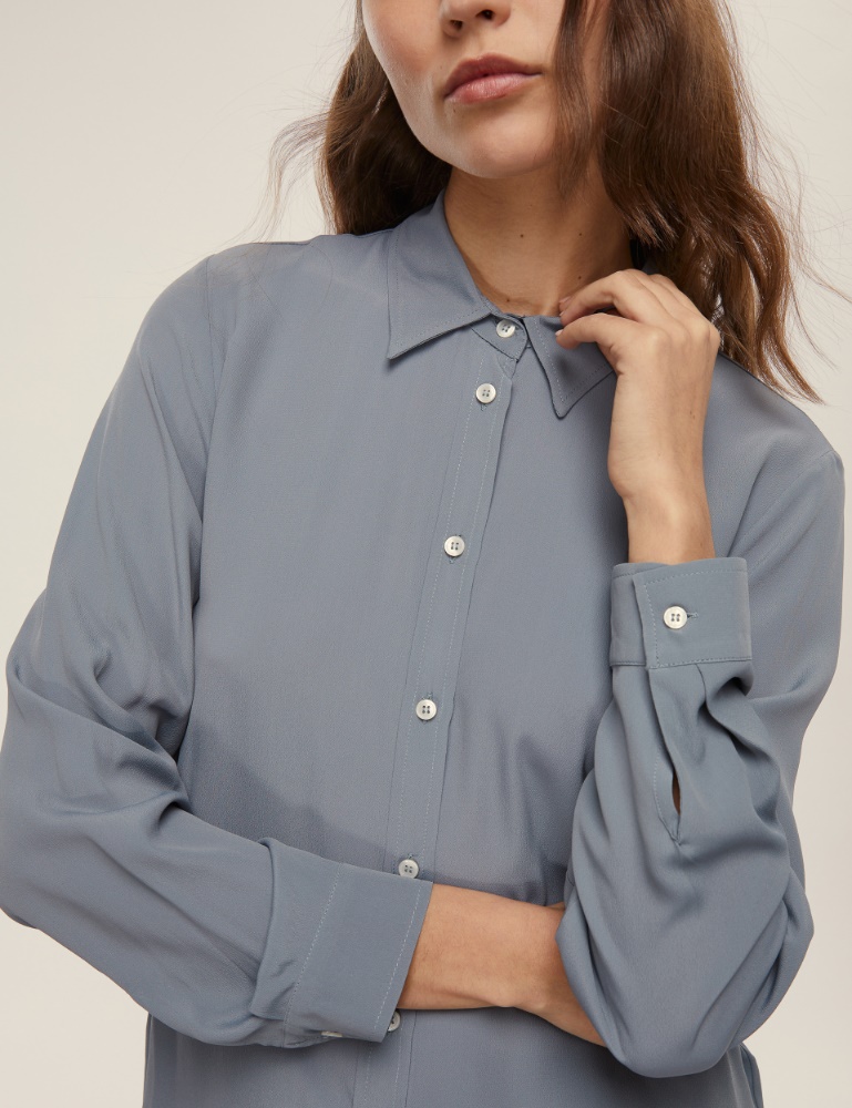 Silk-blend shirt - Emme - 4
