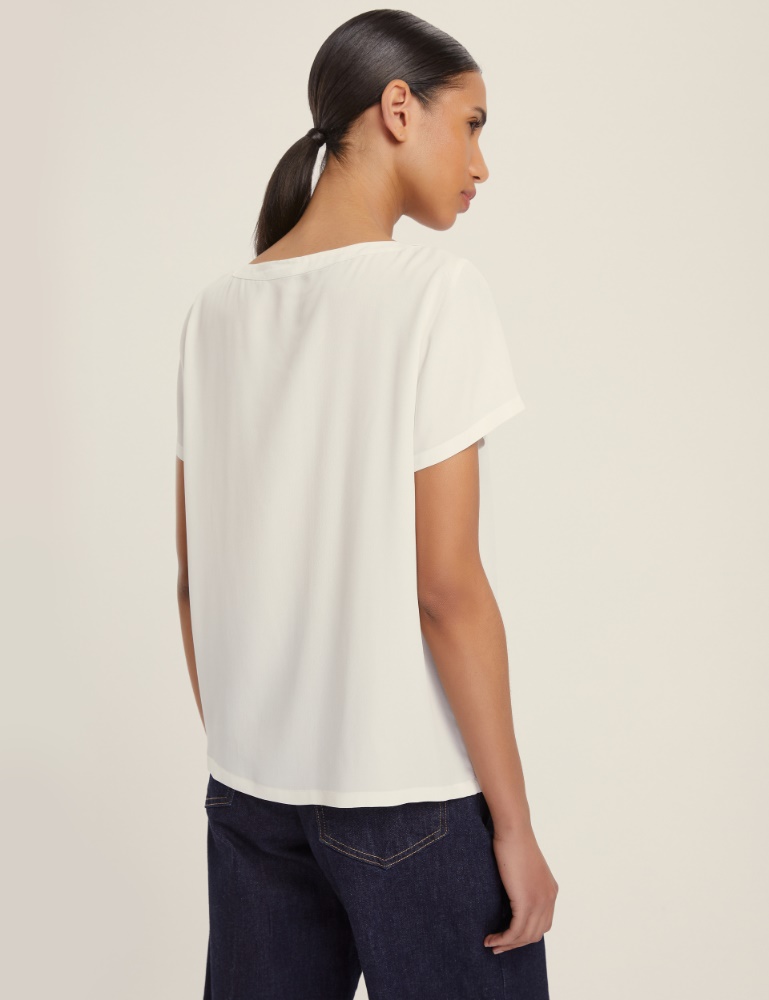 Blusa in misto seta - Emme - 4