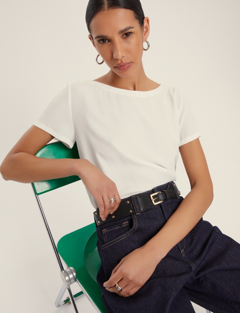 Blusa in misto seta - Emme