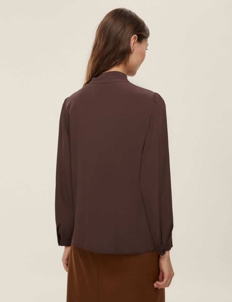 Camicia sfiancata in misto seta - Emme - 4