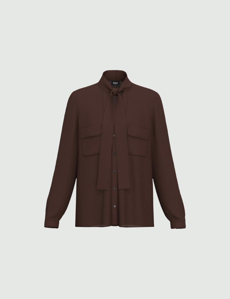 Camicia sfiancata in misto seta - Emme - 5