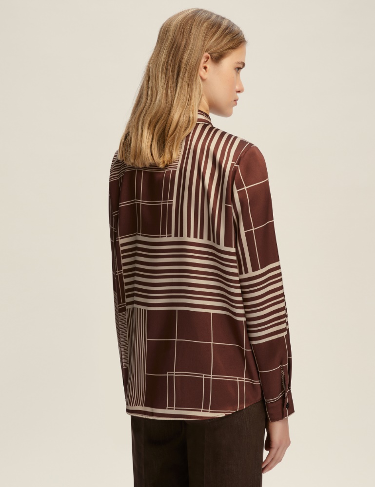 Semi-fitted twill shirt - Emme - 3