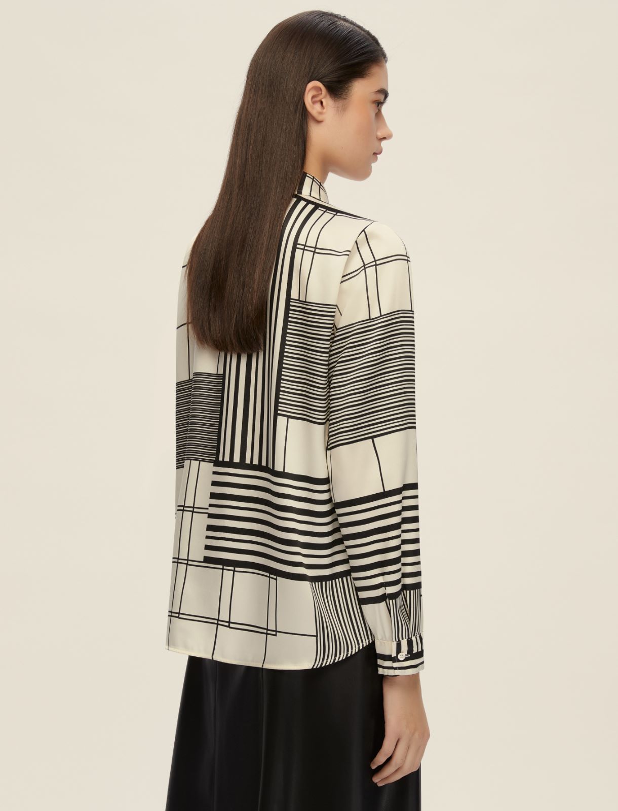 Camicia semi aderente in twill - BIANCO - Emme - 2