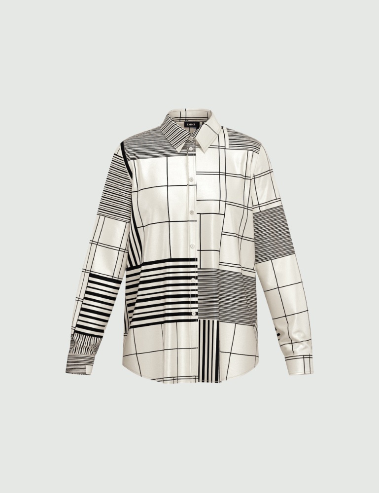 Semi-fitted twill shirt - Emme - 5
