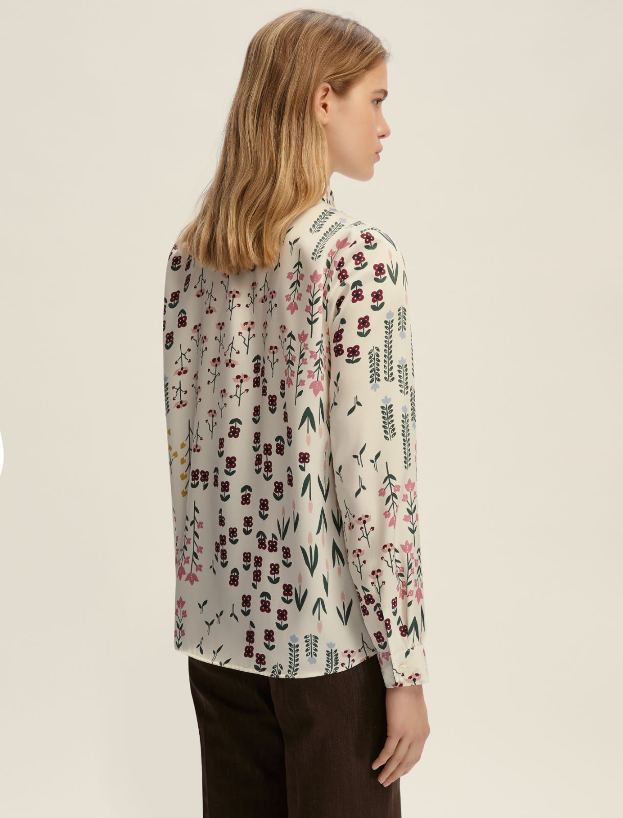 Camicia semi aderente in twill - BIANCO LANA - Emme - 2