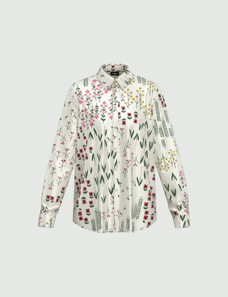 Semi-fitted twill shirt - Emme - 5