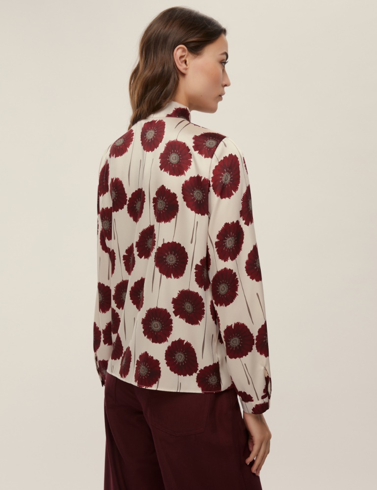 Blusa in twill stampato - Emme - 4