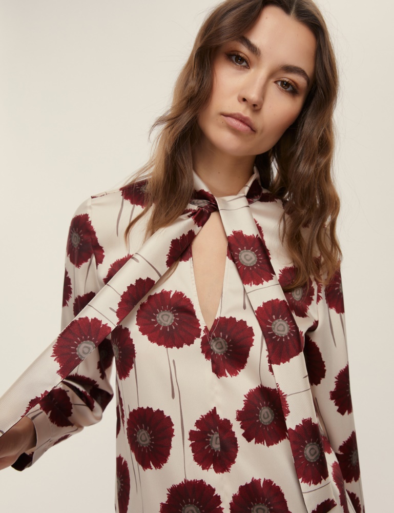 Blusa in twill stampato - Emme - 2