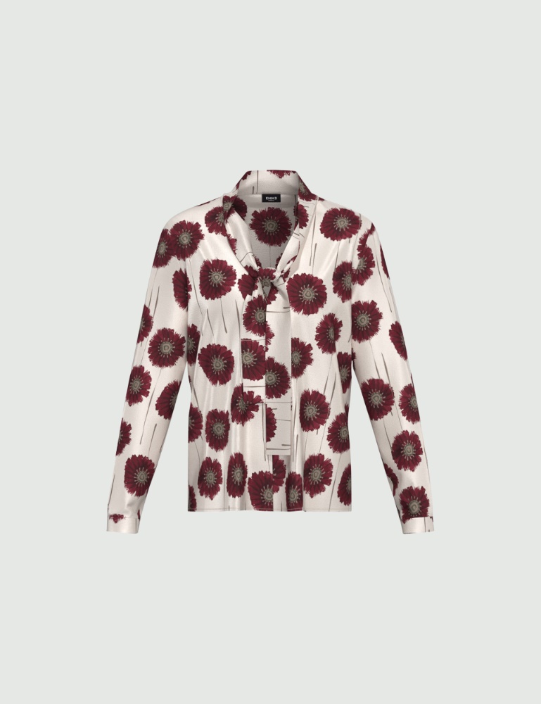 Blusa in twill stampato - Emme - 5