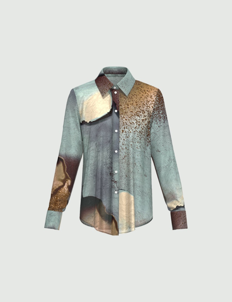 Camicia in raso stampato - Emme - 5
